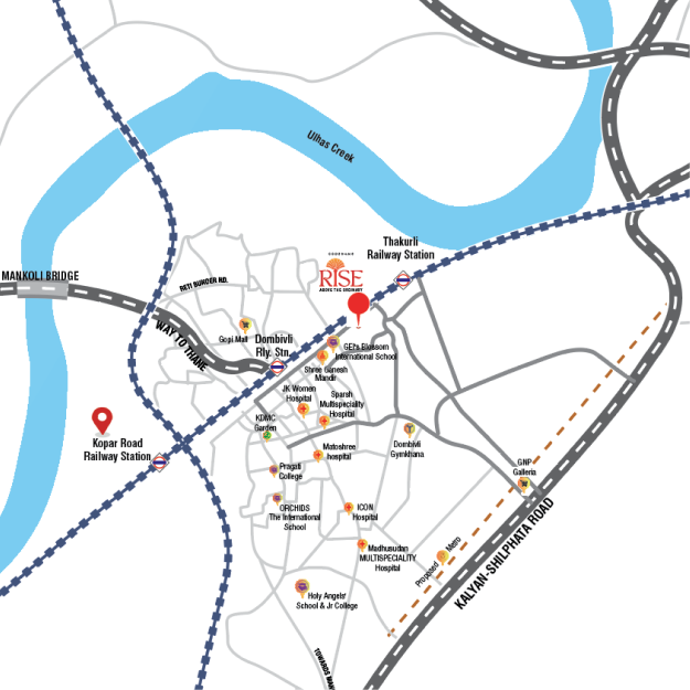 Codename Rise Location Map